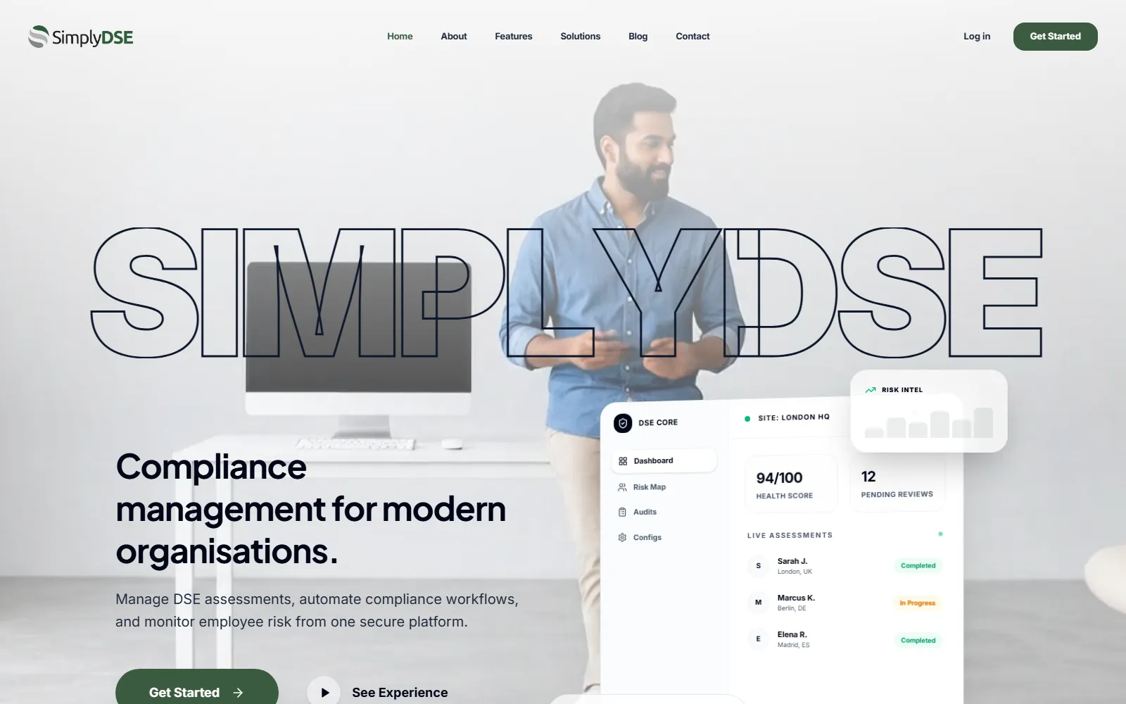 SimplyDSE home page